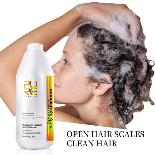 Keratin Hair Purifying Shampoo for Deep Cleansing & Smoothing