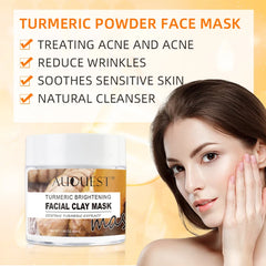Turmeric Clay Mask for Acne and Deep Cleansing