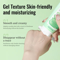 Aloe Vera Sparkling Peeling Gel for Gentle Exfoliation and Deep Cleansing