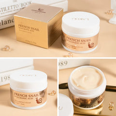 Snail Face Cream with Hyaluronic Acid for Firming and Nourishment