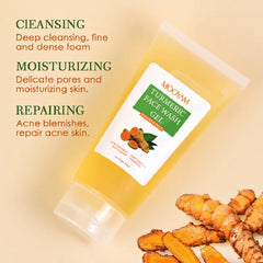 Turmeric Face Wash Gel for Clear, Bright, and Acne-Free Skin