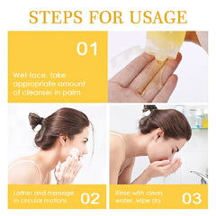 Turmeric Face Wash Gel for Clear, Bright, and Acne-Free Skin