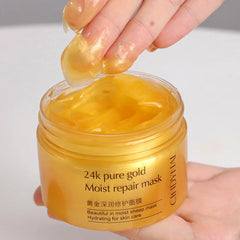 24K Gold Collagen Face Cream for Moisturizing and Firming