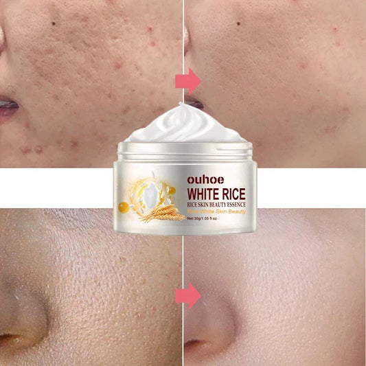 White Rice Anti-Wrinkle Moisturizing Cream for Hydration and Skin Brightening