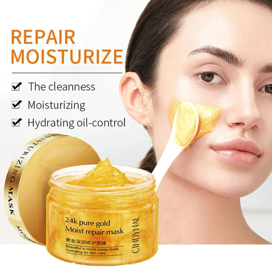 24K Gold Collagen Face Cream for Moisturizing and Firming