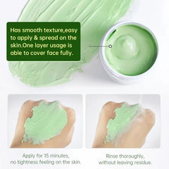Green Tea Clay Mask for Deep Cleansing and Hydration